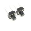 1000Pcs 2P Tactile Switch Push Button Switches 6x6x4.3/5/6/7/8/9/10/12mm 6 * 6 * 5mm Middle pin 2pins (Color : 6x6x7mm) (Color : 6x6x5mm) view 4