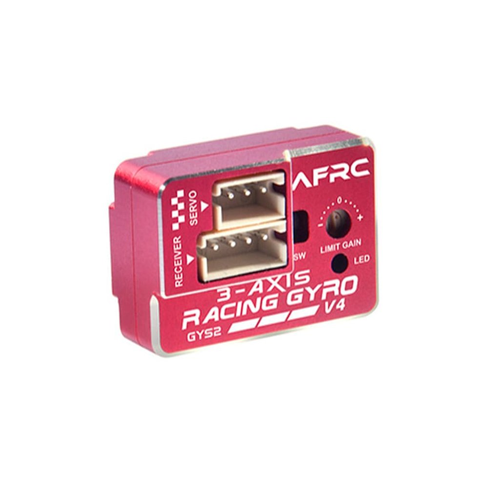3-AXIS Racing Gyro RC Drift Car Stabilizer EPA AVCS for MINI Z D Q 1/28 1/27 1/24 1/10 RC Car (Red)