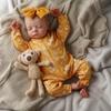 ADFO Lifelike Reborn Baby Dolls, 20 inch Realistic Newborn Real Life Baby Girl Dolls Soft Full Body Vinyl Girl Baby Dolls with Clothes and Toy Gift for Kids Age 3+ view 1
