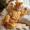 ADFO Lifelike Reborn Baby Dolls, 20 inch Realistic Newborn Real Life Baby Girl Dolls Soft Full Body Vinyl Girl Baby Dolls with Clothes and Toy Gift for Kids Age 3+ view 3