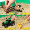 AGENTLAN Farm Sensory Bin, Farm Sensory Toys with Play Sand for Toddlers Boys and Girls, Kids Toys Gift Sand Box for Age 3 4 5 6 7 8 view 4