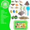 AGENTLAN Dinosaur Sensory Bin, Dinosaur Dig Sensory Toys with Play Sand for Toddlers Boys and Girls, Kids Toys Gift Sand Box for Age 3 4 5 6 7 8 view 2