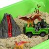 AGENTLAN Dinosaur Sensory Bin, Dinosaur Dig Sensory Toys with Play Sand for Toddlers Boys and Girls, Kids Toys Gift Sand Box for Age 3 4 5 6 7 8 view 4