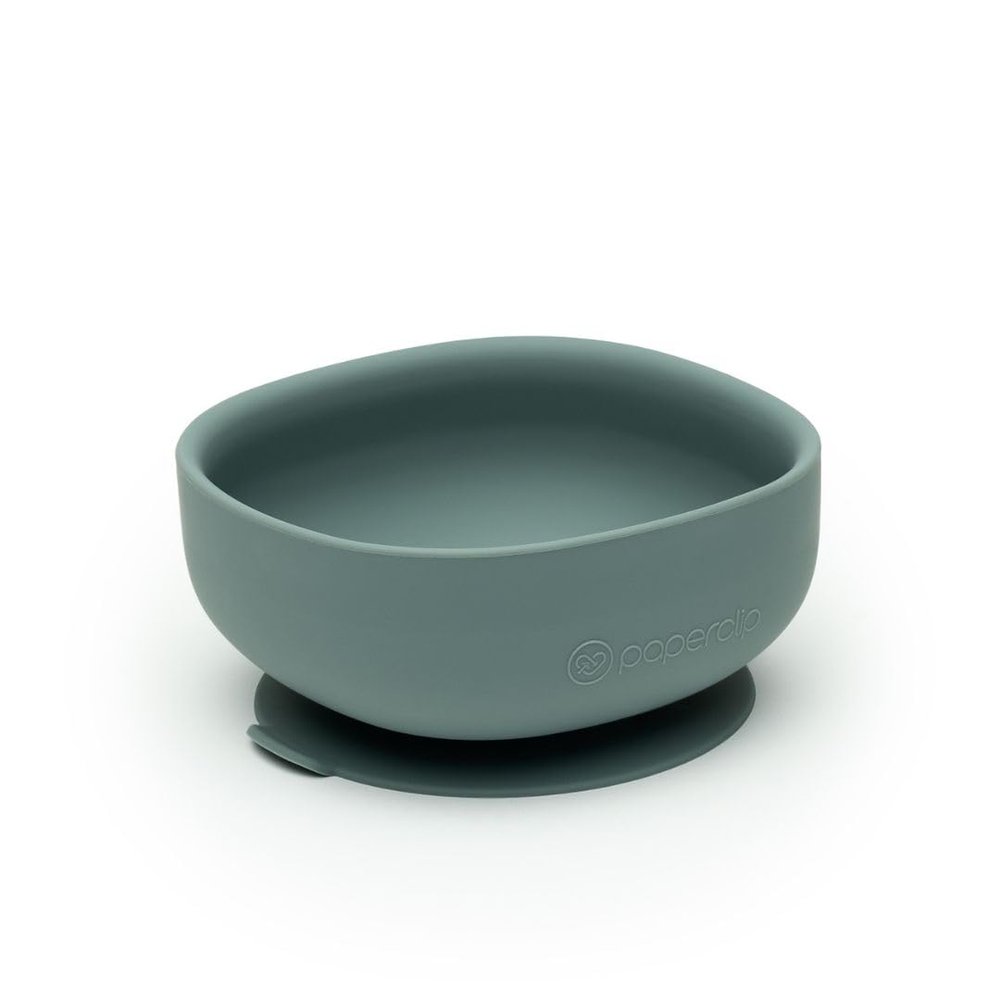 PAPERCLIP Silicone Bowl in Cactus Green with Resusable Snack Bag