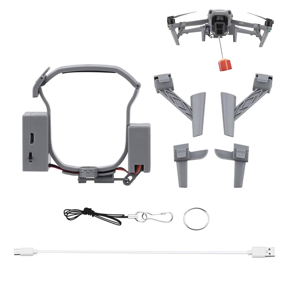 Airdrop System for DJI Air 3 Payload Delivery Transport Device for Drone Fishing Wedding Gift Air Drop Accessories