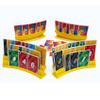 BORICO Card Holders for Playing Cards - 4 Pack Playing Card Holder for Kids and Adults,Stackable Storage Game Card Tray for Arthritis Patients with a Travel Pouch (Yellow) view 1
