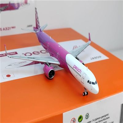 ACE HOBBY JC Wings Peach for Airbus A321neo JA901P 1/400 Aircraft Pre-Built Model