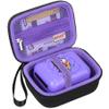 BOVKE Carrying Case for Bitzee Disney/Bitzee Magicals/Bitzee Interactive Toy Digital Pet and Case, Travel Holder Fits Bitzee Virtual Electronic Pets Kids Toys, Extra Space for Batteries, Purple view 1