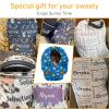 Custom Name Car Seat Canopy - Baby Car Seat Covers, Blue Football Print Infant Stroller Cover, Carseat Canopy Christmas Birthday Gifts for Girls and Boys(27"x29") view 2