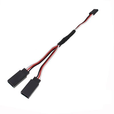 BrewJa Droyuke 1PCS 15/30/50cm 1to1 1to 2 1 to 3 1 to 4 RC Servo Extension Wire Cable for Futaba JR Male to Female RC Model (Color : 1to2 30CM)