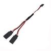 BrewJa Droyuke 1PCS 15/30/50cm 1to1 1to 2 1 to 3 1 to 4 RC Servo Extension Wire Cable for Futaba JR Male to Female RC Model (Color : 1to2 30CM) view 1