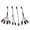 BrewJa Droyuke 1PCS 15/30/50cm 1to1 1to 2 1 to 3 1 to 4 RC Servo Extension Wire Cable for Futaba JR Male to Female RC Model (Color : 1to1 30CM) view 2