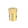BrewJa for Hexagon Coupling 12mm Tire Connector Couplings 2mm/3mm/4mm/5mm/6mm/7mm/8mm Hex Adapter for RC Cars Connecting Parts (Color : L18-Brass-8mm) view 1