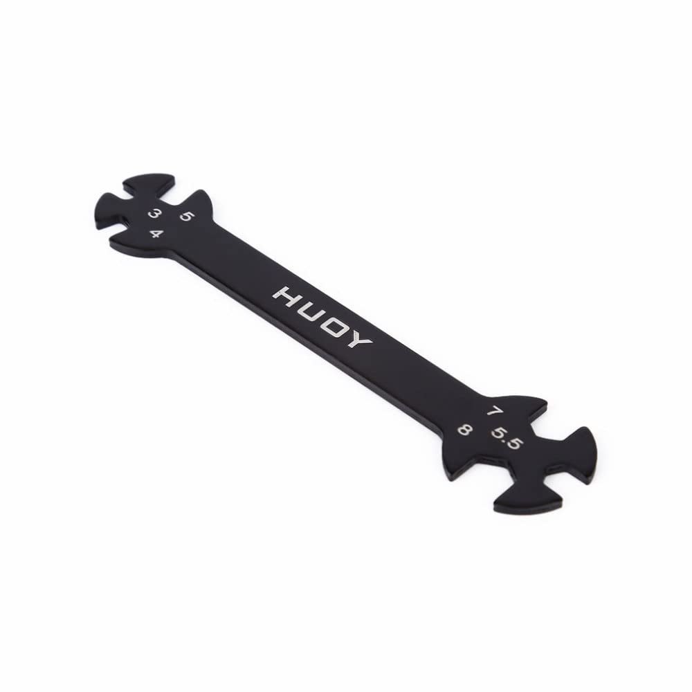 BrewJa 6 in 1 RC Hudy Special Tool Wrench for Mounting RC Drone Car Boat 3/4/5/5.5/7/8MM Turnbuckle and Nut (Color : 5 Pieces)