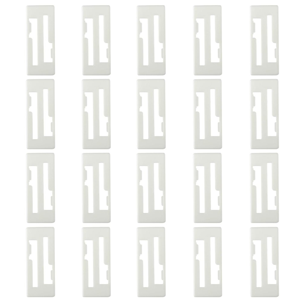 skrnrhrery Servo Extension Cable Safety Connector Clips Lead Wire Lock, 20pcs Servo Cable Clip Lock for Servo Extension and Jr/Double Leaf Servo 1 to 2 Y Harness, Jr Servo Wire Kit (White)