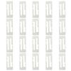 skrnrhrery Servo Extension Cable Safety Connector Clips Lead Wire Lock, 20pcs Servo Cable Clip Lock for Servo Extension and Jr/Double Leaf Servo 1 to 2 Y Harness, Jr Servo Wire Kit (White) view 1