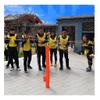 Team Building Block Stacking Game, Adult Teen Kids Outdoor Group Competition Gaming Device, Easy to Carry (Color : Red, Size : 5PCS) view 1
