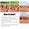 Team Building Block Stacking Game, Adult Teen Kids Outdoor Group Competition Gaming Device, Easy to Carry (Color : Red, Size : 5PCS) view 4