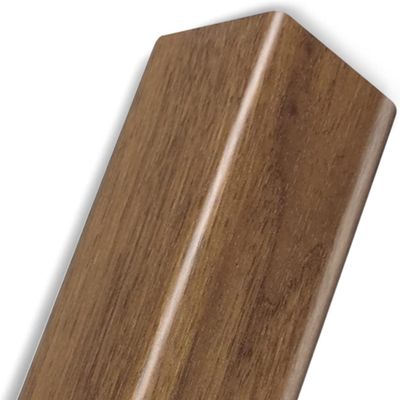 Floor Transition Strip Door Kitchen Bedroom, Thickened Wall Corner Trim Strips with Wood Grain Finish, 5cm/2in Wide Corner Protector/Cuttable Wall Edge Saver Strip for Child Safety ( Color : A , Size