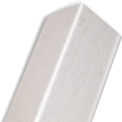 Floor Transition Strip Door Kitchen Bedroom, Wall Corner Saver Guards Strip for Decoratio, Wood Grain Finish White Edge Trim Protector for Corridor Home, 5mm Thick Edging Banding, WPC (Color : D, Si