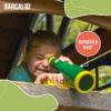 Barcaloo Playground Accessories for Kids Outdoor Playset for Kids 7 Piece Pirate Telescope, Playhouse Wheel, Green Safety Handle Bars & Phone Attachments for Backyard Treehouse, Jungle Gym & Swing Set view 3