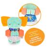 BEBE FUERTE Move & Groove Crinklie Elephant by Robin Arzon - Baby Crinkle Toys - Sensory Toys for Fine Motor Skills - Baby and Toddler Gifts for Ages 0 Months and Up view 2