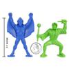 Tim Mee Toy TimMee Legendary Battle Fantasy Figures - 3 inch Blue vs Lime Green 24pc Set USA view 2