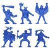 Tim Mee Toy TimMee Legendary Battle Fantasy Figures - 3 inch Blue vs Lime Green 24pc Set USA view 3