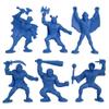 Tim Mee Toy TimMee Legendary Battle Fantasy Figures - 3 inch Blue vs Lime Green 24pc Set USA view 4