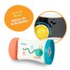 BEB FUERTE By Robin Arzn - Marathon Maze 2-in-1 Activity Mirror Baby Activity Center Sensory Toys Workout Bilingual and Toddler Gifts for Ages 3 Months Up,Orange & Blue Maze Activity Mirror,Medium view 2
