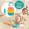 BEBE FUERTE Stack and Count Kettlebell Activity Toy by Robin Arzon - Bilingual Stacking Toys - Baby Workout Toys - Baby and Toddler Gifts for Ages 6 Months and Up view 3