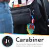 Nuby Eco Baby Stroller Organizer - Includes Carabiner - Stroller Accessories for Babies and Toddlers - Black view 3