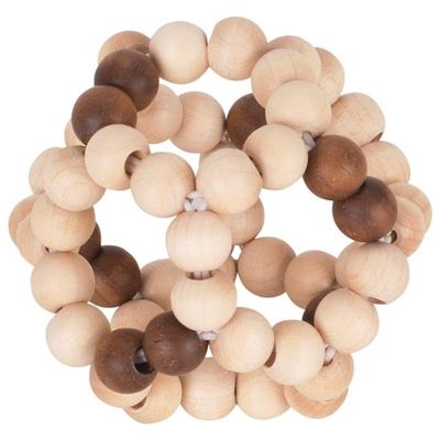 Goki Brand rattles. Elastic Rattle with Half Rings Forming a Ball
