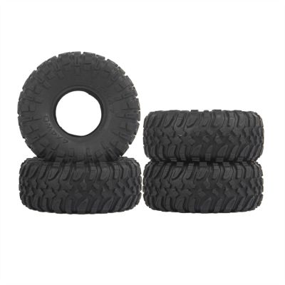 4PCS 120MM 1.9 Rubber Wheel Tires Tyres for 1/10 RC Crawler Car Axial SCX10 90046 SCX10 III AXI03007 for Traxxas TRX4 D90 Modification Accessories