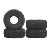 4PCS 120MM 1.9 Rubber Wheel Tires Tyres for 1/10 RC Crawler Car Axial SCX10 90046 SCX10 III AXI03007 for Traxxas TRX4 D90 Modification Accessories view 1
