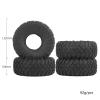 4PCS 120MM 1.9 Rubber Wheel Tires Tyres for 1/10 RC Crawler Car Axial SCX10 90046 SCX10 III AXI03007 for Traxxas TRX4 D90 Modification Accessories view 2