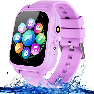 Tywop Kids Waterproof Smart Watch for Boys Girls Ages 3-12 Learning Toys Easter Basket Gifts with 26 Games Camera Video 1.44" Touchscreen Music Player Alarm Clock Flashlight Pedometer Toddler Watches