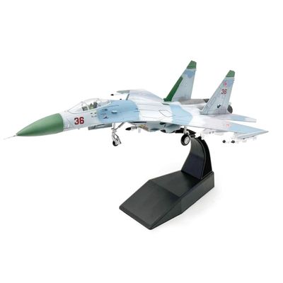 yuanpulalala 1: 100 Soviet Su-27 Fighter Aircraft Model Su-27 Barents Sea Scalpel 1987 Display Collection