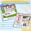 White Bounce House with Blower, 9x9x7FT Inflatable Castle with Slide & Ball Pit, Wedding Party Decoration & Kids Indoor Outdoor Jumping House view 3