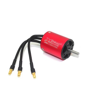 4 Poles 2835 3800KV Brushless Motor Shaft Diameter 4MM Connector 3.5MM for 300-600MM RC Boat