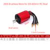 4 Poles 2835 3800KV Brushless Motor Shaft Diameter 4MM Connector 3.5MM for 300-600MM RC Boat view 2
