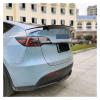 Carbon Fiber Punch-free Sports Rt Gt Large Rear Spoiler SuitableCompatible For Tesla Model Y (Color : Forged pattern) view 4