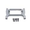 BrewJa Aluminum Alloy Front Servo Mount Chassis Steering Crossmember Compatible with 1/10 RC Crawler Car TRX4 Blazer Sport G500 TRX6(Silver) view 1