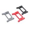 BrewJa Aluminum Alloy Front Servo Mount Chassis Steering Crossmember Compatible with 1/10 RC Crawler Car TRX4 Blazer Sport G500 TRX6(Silver) view 2