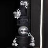 Disco Ball Cake Topper Mirror Balls Cake Decorations with Silver Stars Cake Topper for 70s 80s Disco Dance Saturday Night Fever Birthday Supplies (Style 1) view 3