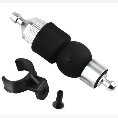 BrewJa Fuel Filter Nitro Engine Manual Oil Pump Fuel Tank Spare Parts Compatible with 1/8 1/10 RC Model Car HSP Kyosho Redcat Himoto HPI (Color : Silver)