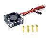BrewJa Metal Shell 3010 ESC Motor 30mm Cooling Fan High-Speed Heat Dissipation Fan Cooler for RC Car Spare Part (Color : Black Silver) view 1