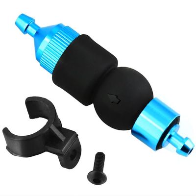 BrewJa Fuel Filter Nitro Engine Manual Oil Pump Fuel Tank Spare Parts Compatible with 1/8 1/10 RC Model Car HSP Kyosho Redcat Himoto HPI (Color : Blue)