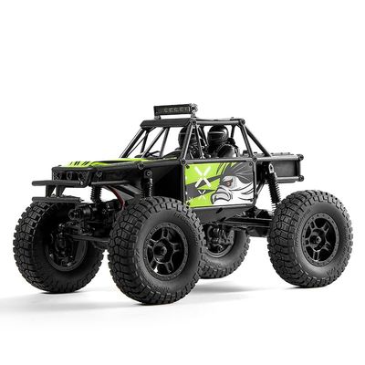BEEZRC FMS 1/24 RC Crawler Lemur RTR FCX24 4WD 2.4GHz RC Rock Truck Offroad Mini Model Car Hobby Grade Remote Control Car with LED Lights (Green) FMS12404RTRGN
