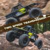 BEEZRC FMS 1/24 RC Crawler Lemur RTR FCX24 4WD 2.4GHz RC Rock Truck Offroad Mini Model Car Hobby Grade Remote Control Car with LED Lights (Green) FMS12404RTRGN view 4